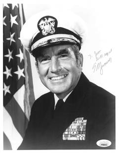 Admiral Elmo Zumwalt Jr. Signed 8x10 Photo JSA Authenticated WWII Korea: Admiral Elmo Zumwalt Jr. Signed 8x10 Photo JSA Authenticated WWII Korea This vintage black and white 8x10 photo features a perfect signature from WWII naval hero Admiral Elmo Zumwalt Jr. The photograp