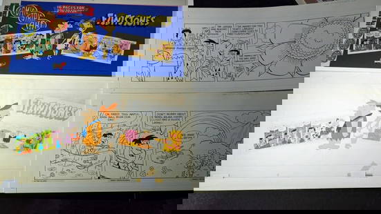 Vintage Flintstones Comic Strip Art by Tony Tallarico with Cover Proof: Vintage Flintstones Comic Strip Art by Tony Tallarico with Cover Proof This unique collection features vintage comic strip art from the beloved series The Flintstones, showcasing the creative talents