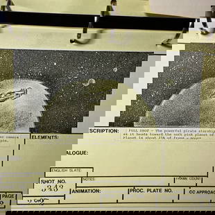 Original Star Wars Storyboards Empire Strikes Back Millennium Falcon Bespin COA: Original Star Wars Storyboards Empire Strikes Back Millennium Falcon Bespin COA Explore a remarkable piece of cinematic history with these original production used storyboards from "The Empire Strikes
