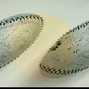 1924 Brooklyn Dodgers Team Signed Baseball 24 Autographs JSA COA: 1924 Brooklyn Dodgers Team Signed Baseball 24 Autographs JSA COA This official National League game baseball is a remarkable piece of baseball history, featuring the signatures of the 1924 Brooklyn Do