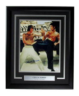 Chuck Norris Signed 11x14 Photo The Way of The Dragon Framed JSA Certified: Chuck Norris Signed 11x14 Photo The Way of The Dragon Framed JSA Certified Offered is a Chuck Norris Autographed 11x14 Photo "The Way of The Dragon" Framed. This photo is authenticated by JSA and incl