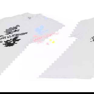 Vintage 1990s Itchy & Scratchy Show Cotton Shirt: Vintage 1990s Itchy & Scratchy Show Cotton Shirt Step back in time with this original vintage 1990s Itchy & Scratchy Show Shirt. This true vintage piece showcases a classic design without any back gra