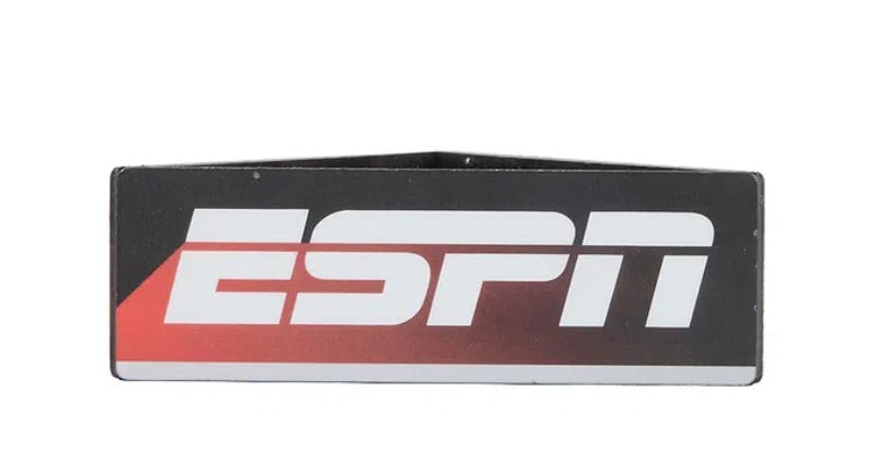 Original ESPN Microphone ID Cube Vintage TV Prop Display: Original ESPN Microphone ID Cube Vintage TV Prop Display This original ESPN Microphone ID Cube is a unique piece of vintage television memorabilia, perfect for fans of sports and broadcasting. Made fr