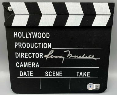 Penny Marshall Signed A League of Their Own Movie Clapper Beckett Authenticated: Penny Marshall Signed A League of Their Own Movie Clapper Beckett Authenticated This authentic movie clapper, signed by the renowned director Penny Marshall, is a remarkable collectible for fans of fi