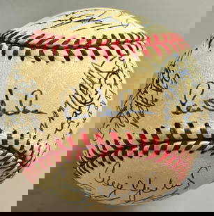 1996 Florida Marlins Team Signed Baseball 32 Autographs Dawson Conine Lachemann: 1996 Florida Marlins Team Signed Baseball 32 Autographs Dawson Conine Lachemann This official Rawlings National League baseball is a remarkable collectible from the 1996 Florida Marlins season,