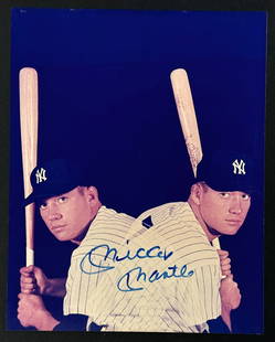 Mickey Mantle HOF Signed 8x10 Photo New York Yankees Beckett Authenticated: Mickey Mantle HOF Signed 8x10 Photo New York Yankees Beckett Authenticated Offered is a Mickey Mantle Hall of Fame signed 8x10 photo featuring the legendary New York Yankees. This authentic piece of b