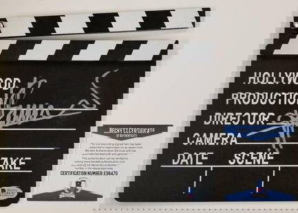 Virtual Desire Signed Director Clapboard by Luke Benson Beckett COA: Virtual Desire Signed Director Clapboard by Luke Benson Beckett COA This authentic director's clapboard from the film "Virtual Desire" is signed by director Luke Benson, adding a unique collectible el