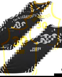 Stephen Curry Signed Black Nike 2023 City Edition Jersey JSA COA