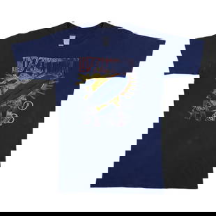 Vintage 1970s Led Zeppelin Blue Shirt Original Collector's Item: Vintage 1970s Led Zeppelin Blue Shirt Original Collector's Item Step back in time with this original vintage 1970s Led Zeppelin shirt. A true collectors' item, this shirt showcases the iconic band's l