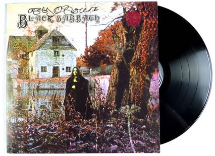 Ozzy Osbourne Autographed Black Sabbath Record Album JSA Certified: Ozzy Osbourne Autographed Black Sabbath Record Album JSA Certified This is an original record album signed by Ozzy Osbourne, featuring his iconic work with Black Sabbath. The album has been authentica