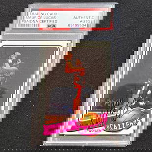 1979-80 Topps #26 Maurice Lucas Signed Card PSA/DNA Authenticated: 1979-80 Topps #26 Maurice Lucas Signed Card PSA/DNA Authenticated This is a 1979-80 Topps #26 Maurice Lucas Signed Card, featuring the signature of the basketball star, Maurice Lucas. The autograph ha