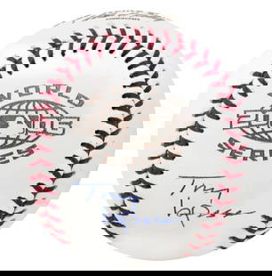 Tony LaRussa Signed 2006 World Series Rawlings Baseball with COA: Tony LaRussa Signed 2006 World Series Rawlings Baseball with COA This authentic Rawlings baseball commemorates the 2006 World Series and is signed by legendary manager Tony LaRussa of the St. Louis Ca
