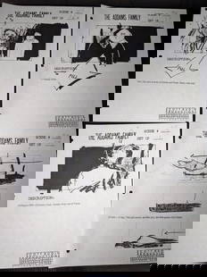 Original Addams Family Production Storyboards with COA: Original Addams Family Production Storyboards with COA Explore a unique piece of cinematic history with these original production used storyboards from the iconic ADDAMS FAMILY film. This set includes