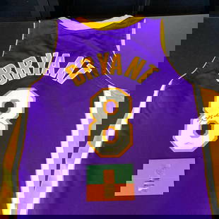 Kobe Bryant Signed 1999-2000 Lakers Game Issued Jersey UDA COA: Kobe Bryant Signed 1999-2000 Lakers Game Issued Jersey UDA COA This authentic 1999-2000 Los Angeles Lakers game-issued jersey features the iconic signature of basketball legend Kobe Bryant. The jersey