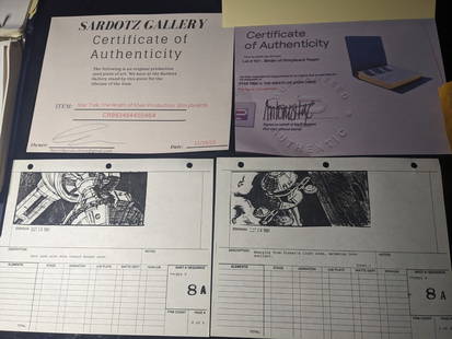 Original STAR TREK WRATH OF KHAN Storyboards with COA: Original STAR TREK WRATH OF KHAN Storyboards with COA Discover a remarkable piece of cinematic history with these original production storyboards from the iconic Star Trek film, STAR TREK WRATH OF KHA