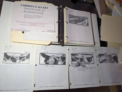 Original 1979 Star Trek Motion Picture Storyboards with COA: Original 1979 Star Trek Motion Picture Storyboards with COA Explore an incredible piece of movie history with this set of original production-used storyboards from the 1979 Star Trek: The Motion Pictu