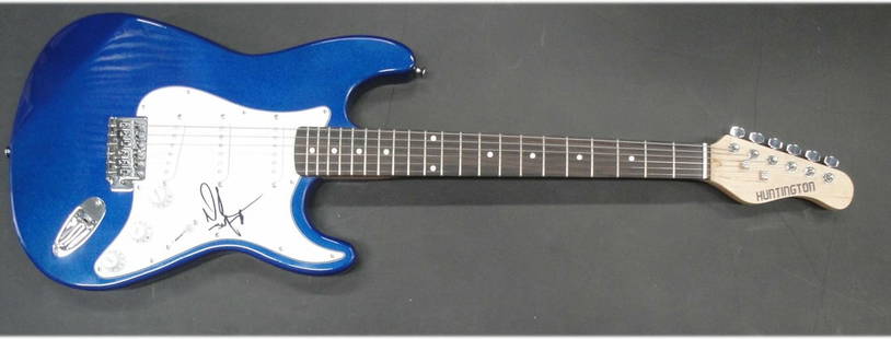 Mark McGrath Autographed Electric Guitar Sugar Ray JSA Certified: Mark McGrath Autographed Electric Guitar Sugar Ray JSA Certified This electric guitar features the authentic signature of Mark McGrath, frontman of the band Sugar Ray. The autograph has been authentic