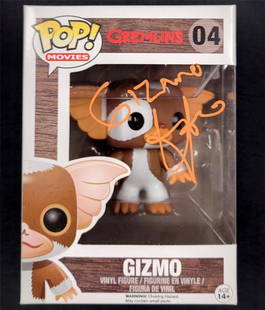 Howie Mandel Signed Gizmo Funko Pop Beckett Authenticated: Howie Mandel Signed Gizmo Funko Pop Beckett Authenticated This Funko Pop features the beloved character "Gizmo" from Gremlins, autographed by Howie Mandel, the voice of the character. The signature is
