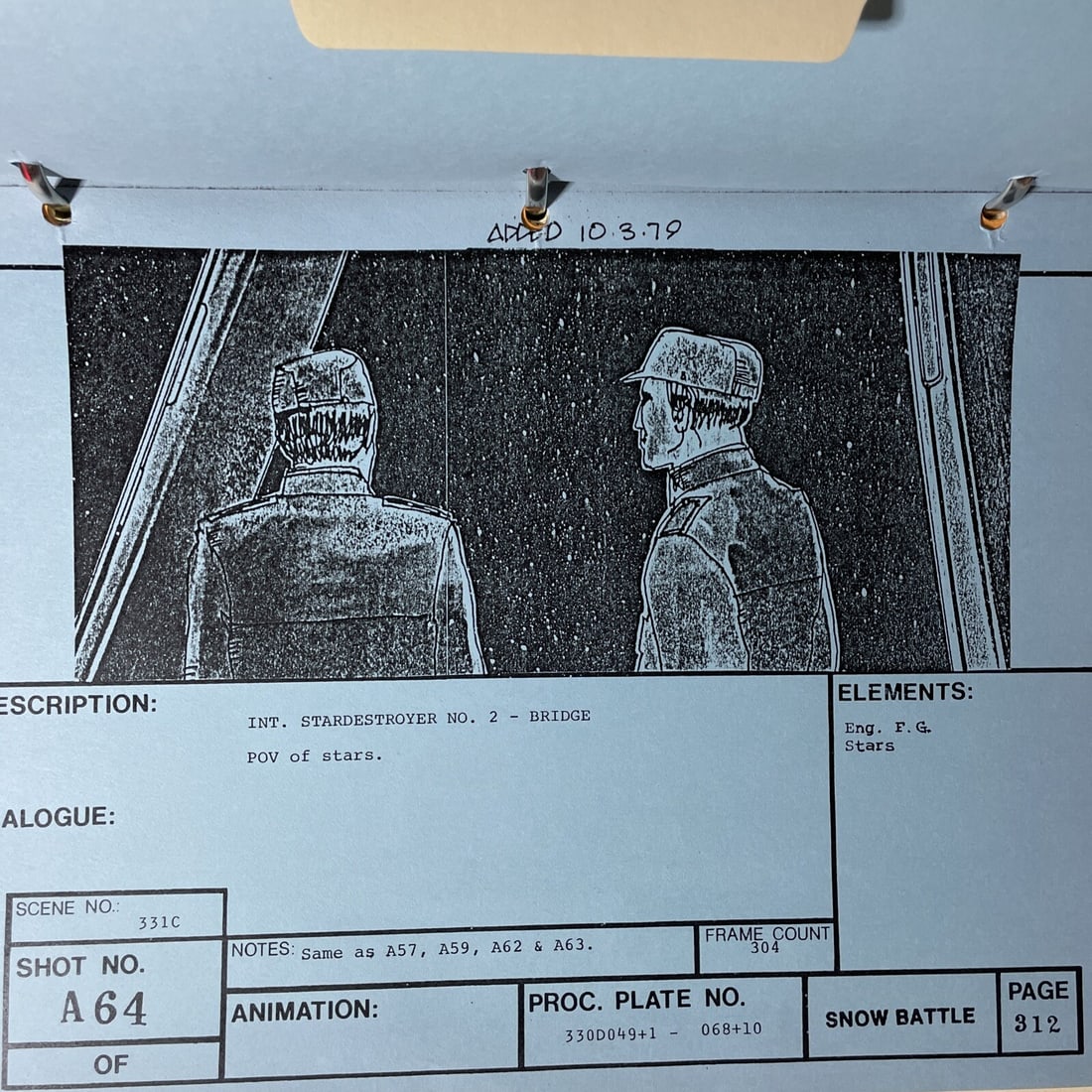 Original Empire Strikes Back Storyboards by Phil Tippett with COA: Original Empire Strikes Back Storyboards by Phil Tippett with COA Discover a rare piece of cinematic history with this original production storyboard from the iconic film, The Empire Strikes Back. Thi