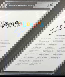 Susanna Hoffs Autographed In Your Room Lyrics Sheet Beckett Authenticated: Susanna Hoffs Autographed In Your Room Lyrics Sheet Beckett Authenticated This is an original signed lyrics sheet of "In Your Room" by Susanna Hoffs, featuring her autograph authenticated by Beckett.