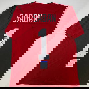 Nick Saban Signed Alabama Crimson Tide Football Jersey PSA/DNA GM: Nick Saban Signed Alabama Crimson Tide Football Jersey PSA/DNA GM This is an authentic autographed jersey of Nick Saban, the renowned coach of the Alabama Crimson Tide. The jersey is graded GM (Gem Mi