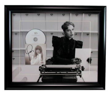 Taylor Swift Signed Framed Photo Collage PSA/DNA Authentic: Taylor Swift Signed Framed Photo Collage PSA/DNA Authentic This unique item features a Taylor Swift Signed "The Tortured Poets Department" Photo Collage, beautifully framed for display. The framed pie