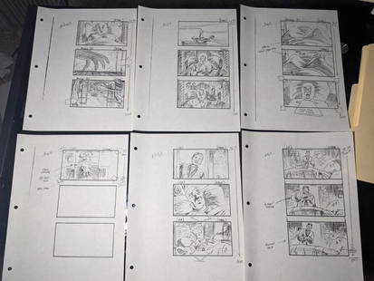Original Addams Family Movie Storyboards with COA: Original Addams Family Movie Storyboards with COA This listing features a remarkable original production prop from the iconic film, The Addams Family. Included is a set of original storyboards, which