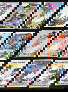 1969 Topps Baseball Card Complete Set 664 Cards Mantle Ryan Seaver: 1969 Topps Baseball Card Complete Set 664 Cards Mantle Ryan Seaver Offered is a 1969 Topps Baseball Card Complete Set. This set includes all 664 cards and comes professionally stored in 9 pocket mylar