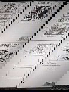 Original Addams Family Movie Storyboards with COA: Original Addams Family Movie Storyboards with COA This listing features original production storyboards from the iconic ADDAMS FAMILY movie, specifically designed for use during the film's production