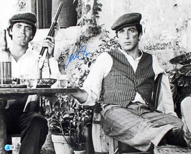 Al Pacino Signed 16x20 Photo The Godfather Beckett Authenticated: Al Pacino Signed 16x20 Photo The Godfather Beckett Authenticated This stunning horizontal black and white photograph features Al Pacino, personally signed and authenticated by Beckett Authentication S