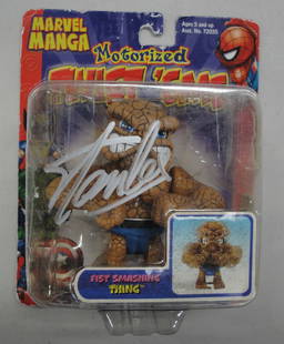 Stan Lee Autographed Mini Marvel Manga Figure JSA Certified: Stan Lee Autographed Mini Marvel Manga Figure JSA Certified This collectible features a mini Marvel Manga figure of the iconic Stan Lee, celebrated for his contributions to the comic book industry. Th