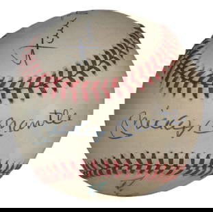 Mickey Mantle Duke Snider Willie Mays Signed Baseball PSA Authenticated: Mickey Mantle Duke Snider Willie Mays Signed Baseball PSA Authenticated This official American League baseball features the signatures of legendary players Mickey Mantle, Duke Snider, and Willie Mays.