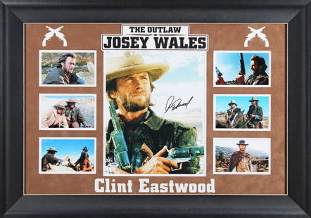Clint Eastwood Autographed 11x14 The Outlaw Josey Wales Framed Photo PSA/DNA: Clint Eastwood Autographed 11x14 The Outlaw Josey Wales Framed Photo PSA/DNA This stunning, autographed 11x14 photograph of Clint Eastwood in 'The Outlaw Josey Wales' is a must-have for any film memor