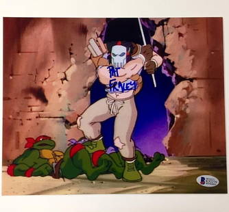 Pat Fraley Signed Casey Jones 8x10 Photo with BAS COA: Pat Fraley Signed Casey Jones 8x10 Photo with BAS COA This is an original 8x10 photo of Casey Jones, signed by Pat Fraley. The photo is in pre-owned condition and comes with a BAS Certificate of Authe