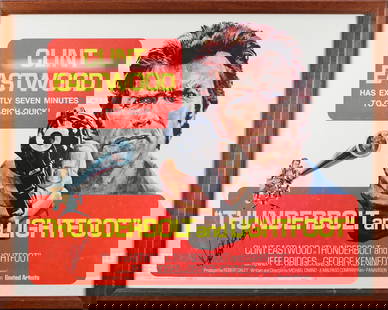 Clint Eastwood Signed Framed Thunderbolt And Lightfoot Poster BAS Certified: Clint Eastwood Signed Framed Thunderbolt And Lightfoot Poster BAS Certified This original autographed and framed poster features Clint Eastwood from the film 'Thunderbolt And Lightfoot.' The poster is