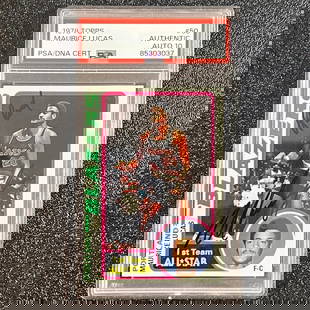 1978 Topps #50 Maurice Lucas Signed Card PSA Authenticated: 1978 Topps #50 Maurice Lucas Signed Card PSA Authenticated This is a 1978 Topps #50 Maurice Lucas Signed Card, a must-have for any basketball enthusiast and collector. The autograph has been expertly