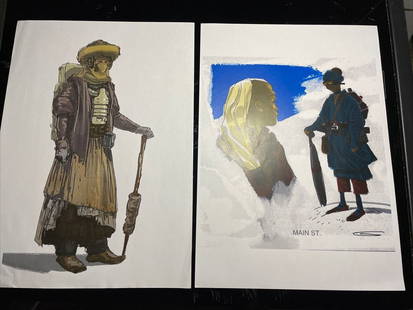Original Star Wars The Force Awakens Production Art Prints Collection: Original Star Wars The Force Awakens Production Art Prints Collection This collection features original production-used concept art prints from the iconic film STAR WARS: THE FORCE AWAKENS (2015). Eac