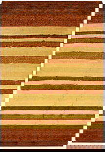 9x12 Handmade Contemporary Nepali Tibetan Wool Rug: 9x12 Handmade Contemporary Nepali Tibetan Wool Rug Discover the elegance of this 9 x 12 Contemporary Handmade Nepalese/Nepali/Tibet Rug, a true work of art that brings the rich cultural heritage of