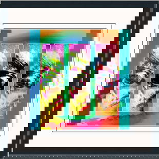 Brent Wickes Third Eye Vision Limited Edition Giclee Print 21x21: Brent Wickes Third Eye Vision Limited Edition Giclee Print 21x21 This striking giclee print titled "Third Eye Vision" by artist Brent Wickes showcases a captivating blend of abstract surrealism and