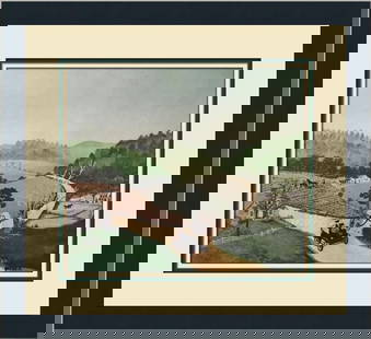 Grandma Moses The Old Automobile Custom Framed Print 15 x 17 Folk Art: Grandma Moses The Old Automobile Custom Framed Print 15 x 17 Folk Art This exquisite custom framed print titled "The Old Automobile" by Grandma Moses captures the charm of folk art with its vibrant