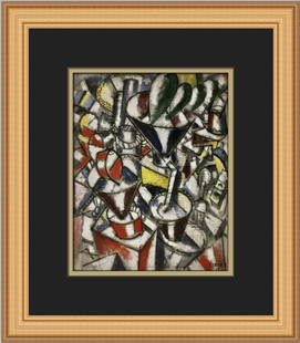 Fernand Leger Cubist Still-Life Custom Framed Print 14 x 13: Fernand Leger Cubist Still-Life Custom Framed Print 14 x 13 This stunning custom framed print features Fernand Leger's iconic 'Still-Life with Colorful Cylindrical Forms,' showcasing a vibrant Cubist