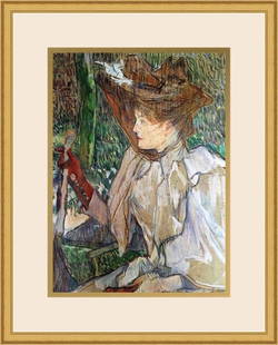 Henri de Toulouse-Lautrec Women in Gloves Custom Framed Print 14 x 18 Impressionism Art: Henri de Toulouse-Lautrec Women in Gloves Custom Framed Print 14 x 18 Impressionism Art This custom framed print features the captivating artwork 'Women in Gloves' by Henri de Toulouse-Lautrec, produc