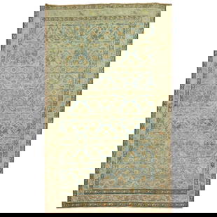 Early 20th Century Malayer Persian Rug Hand-Woven Wool 51 x 80: Early 20th Century Malayer Persian Rug Hand-Woven Wool 51 x 80 This exquisite Malayer Persian rug showcases a stunning design characteristic of the early 20th century, specifically crafted around 1910