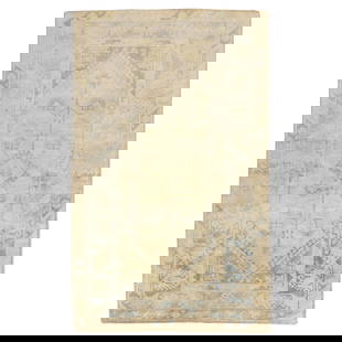 Mid-Century Modern Turkish Konya Hand-Woven Wool Rug 4' x 7'5'': Mid-Century Modern Turkish Konya Hand-Woven Wool Rug 4' x 7'5'' Discover the beauty of this vintage Turkish Konya decorative rug, crafted during the mid-20th century. This hand-woven piece showcases t