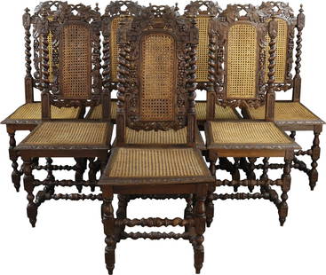 1880 French Country Oak Dining Chair Elegant Antique Design: 1880 French Country Oak Dining Chair Elegant Antique Design Experience the timeless elegance of this 1880 French Oak Chair, a perfect blend of history and sophistication. Crafted from solid oak, this