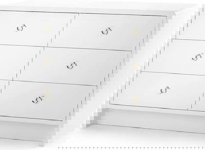 Elegant Bryant Collection White Chest of Drawers: Elegant Bryant Collection White Chest of Drawers Introducing the Elegant Bryant Collection White Dresser, a stunning addition to your home decor. This dresser features a beautiful white pearl finish a