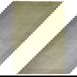 Mid-Century Modern Hand-Knotted Turkish Wool Rug 98 x 144: Mid-Century Modern Hand-Knotted Turkish Wool Rug 98 x 144 This stunning vintage room size Turkish rug boasts a unique Mid-Century Modern style, measuring 98 in (248.92 cm) in width and 144 in (365.76