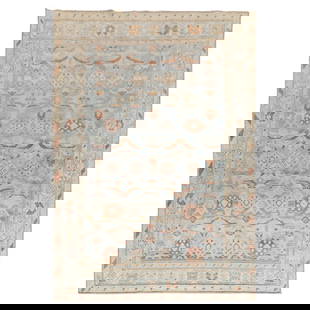 Antique Persian Malayer Hand-Woven Rug 54 x 78 in Circa 1920: Antique Persian Malayer Hand-Woven Rug 54 x 78 in Circa 1920 This exquisite Antique Persian Malayer Rug showcases a rich heritage with its hand-woven craftsmanship. Measuring 54 in (137.16 cm) in widt