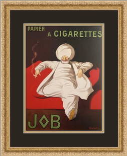 Leonetto Cappiello Papie a Cigarettes Art Deco Print Custom Framed 11 x 13: Leonetto Cappiello Papie a Cigarettes Art Deco Print Custom Framed 11 x 13 This stunning advertising poster features the iconic 'Papie a Cigarettes' design by renowned artist Leonetto Cappiello. The p