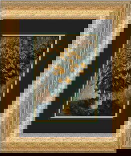 Claude Monet Still-Life Vase of Chrysanthemums Custom Framed Print 19 x 17: Claude Monet Still-Life Vase of Chrysanthemums Custom Framed Print 19 x 17 This stunning custom framed print features Claude Monet's iconic work, "Still-Life Vase of Chrysanthemums," capturing the ess